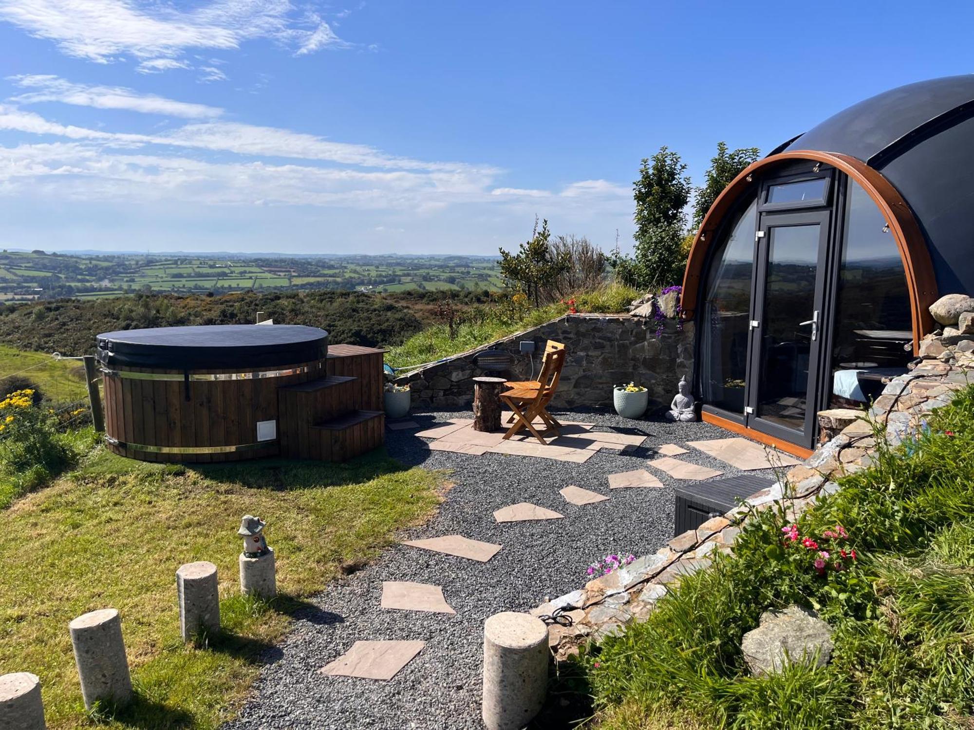Hilltop Hideaway - Secluded Pod With Private Hot Tub Νιούρι Εξωτερικό φωτογραφία